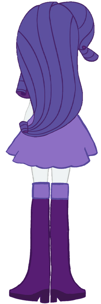 Rarity Back View (EQUESTRIA GIRLS) by backviewer2160 on DeviantArt