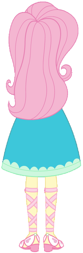 Fluttershy Back View (Digital) by backviewer2160 on DeviantArt