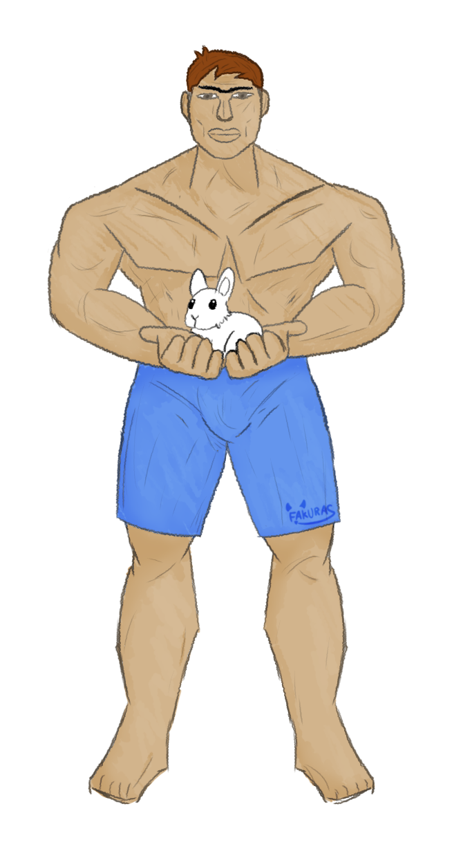 Human and Bunny by Fakuras on DeviantArt