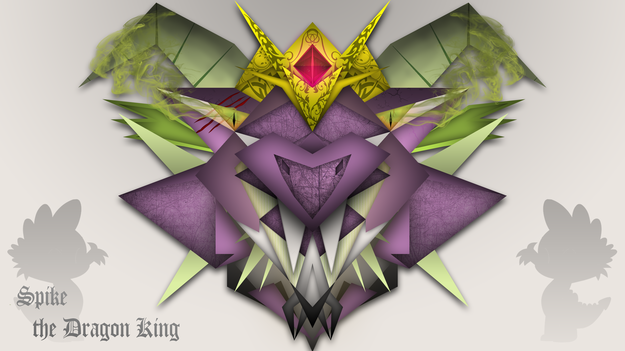 Spike the Dragon King wallpaper by skrayp on DeviantArt