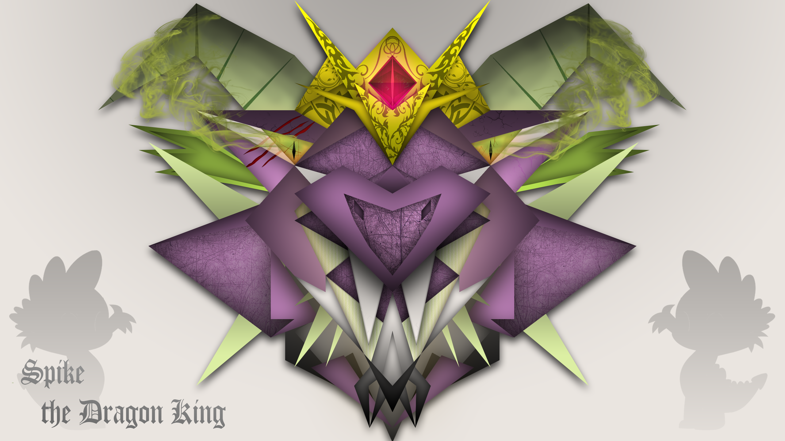 Spike the Dragon King wallpaper by skrayp on DeviantArt Spike the Dragon King wallpaper by skrayp on DeviantArt
