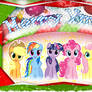 Mane 6 Merry Xmas wallpaper