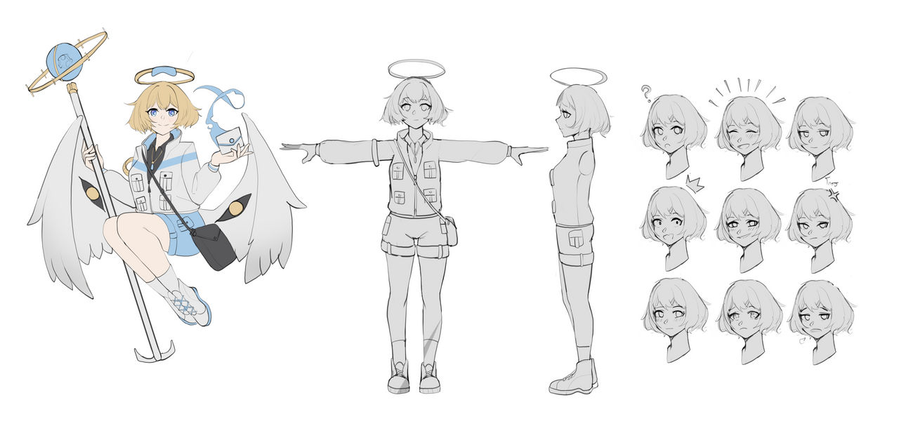 Angle Ref sheet by Divichan on DeviantArt