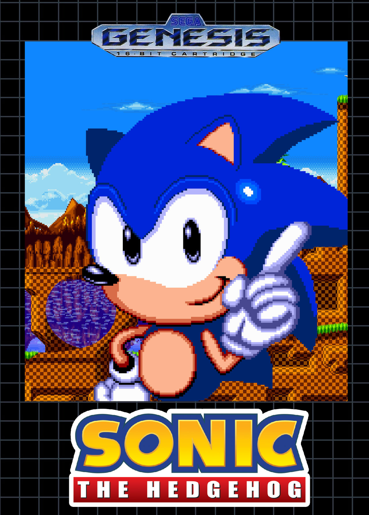 New and Improved Sonic the Hedgehog Box Art by ToonTrev on DeviantArt