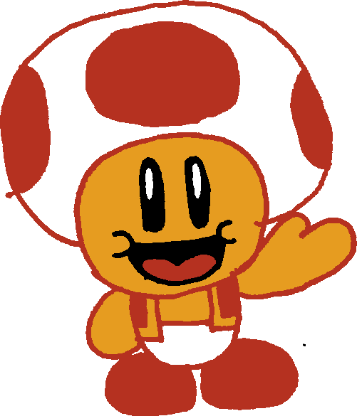 Toad (Super Mario Bros.) by ToonTrev on DeviantArt