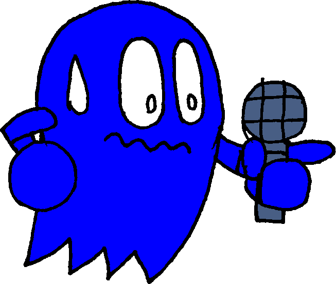 Inky (FNF vs. PAC-MAN) (Blue Ghost) by ToonTrev on DeviantArt