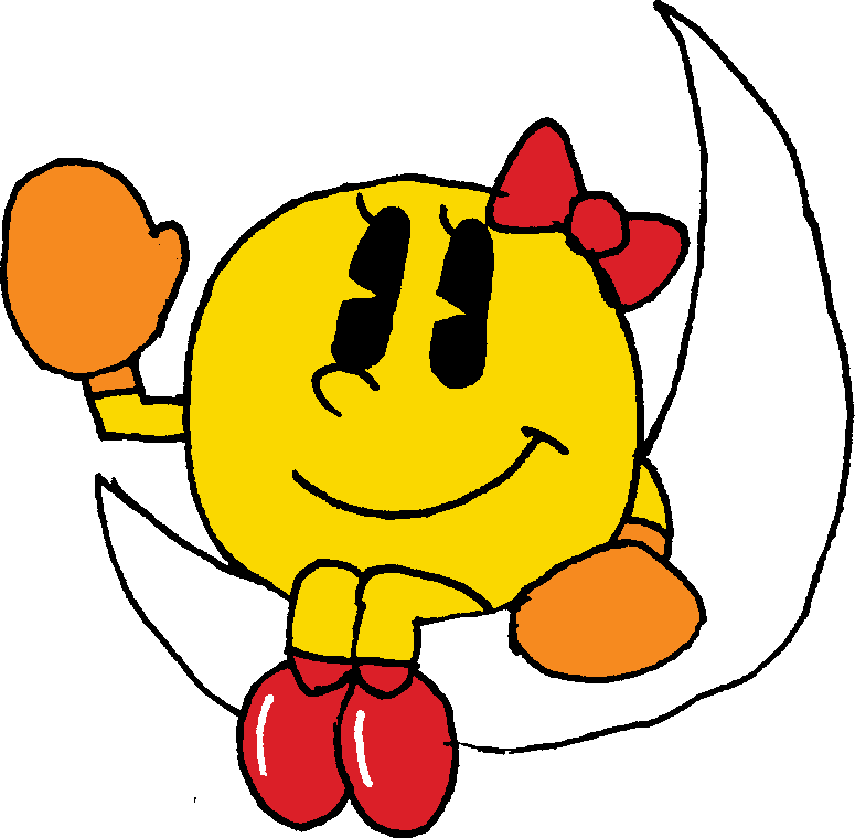 Ms. PAC-MAN by ToonTrev on DeviantArt