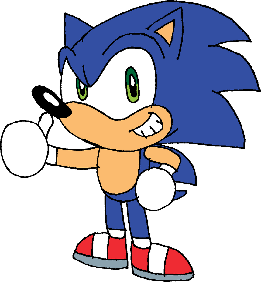 Sonic the Hedgehog (Sonic X) by ToonTrev on DeviantArt