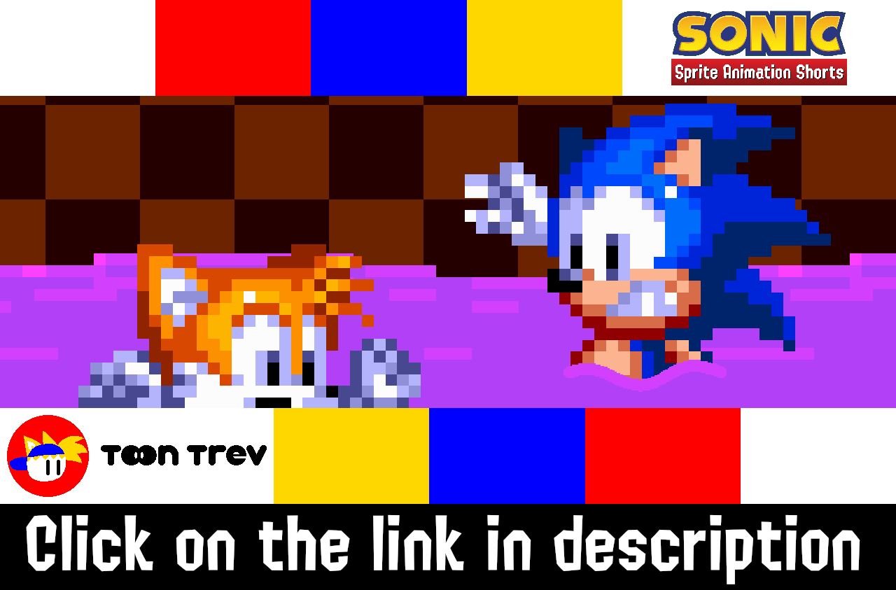 Sonic says opening sprite animation