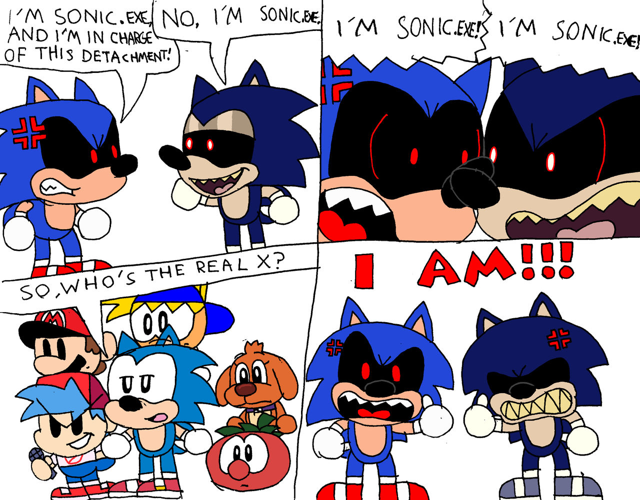 Who's the real Sonic.exe? by ToonTrev on DeviantArt