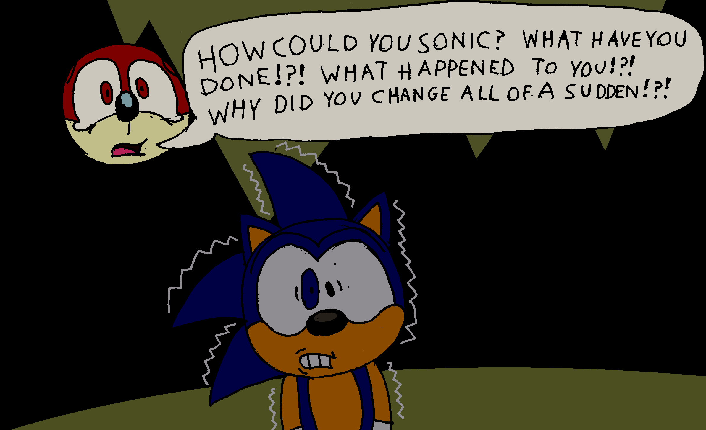 The Sonic Bootleg Tape from 1995 Redraw by ToonTrev on DeviantArt