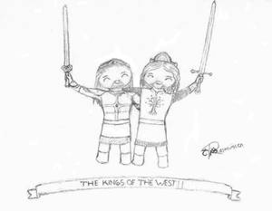 Aragorn and Eomer