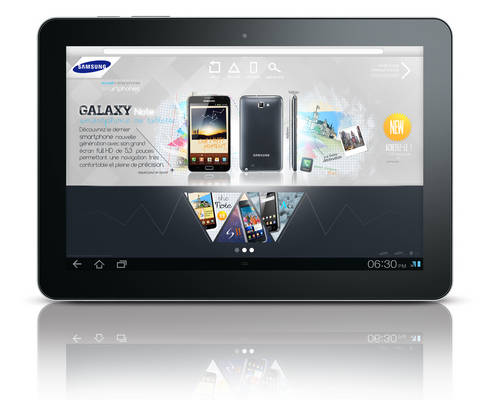 Webdesign Samsung Tab