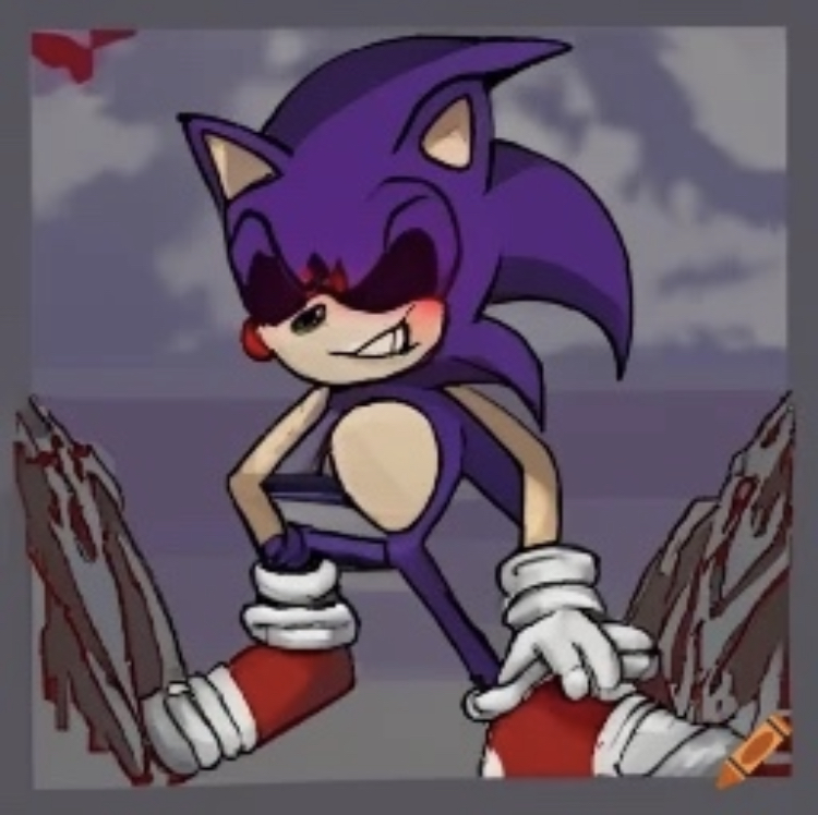 Sonic.EXE rewritten by AI by Joshua828282 on DeviantArt