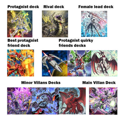 Yu-Gi-Oh character decks by Joshua828282 on DeviantArt Yu-Gi-Oh character decks by Joshua828282 on DeviantArt