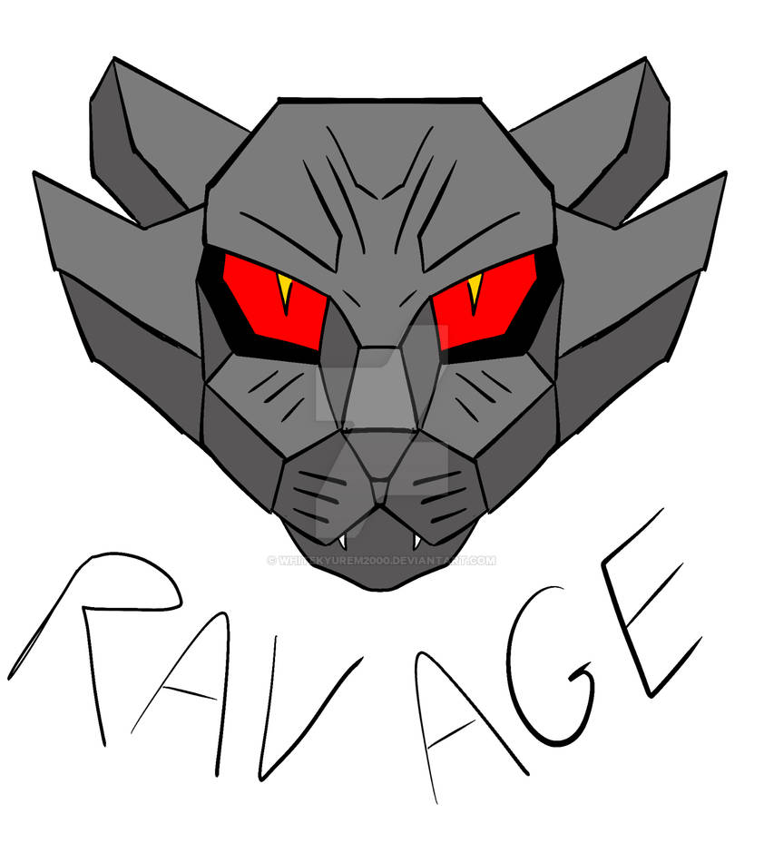 Transformers Ravage head drawing by WhiteKyurem2000 on DeviantArt