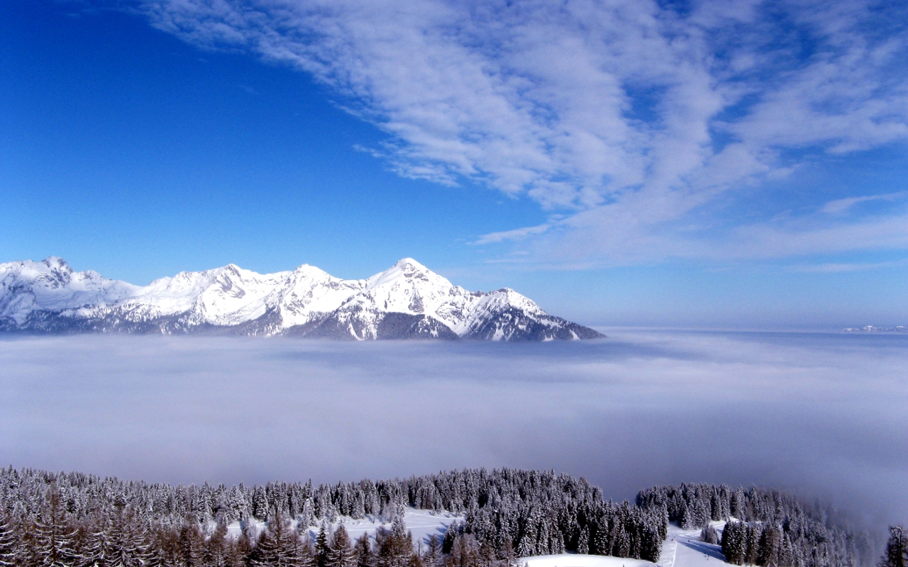 Ocean of clouds