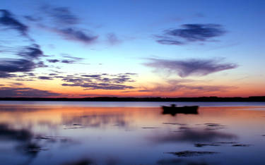 Sunset over Dennmark