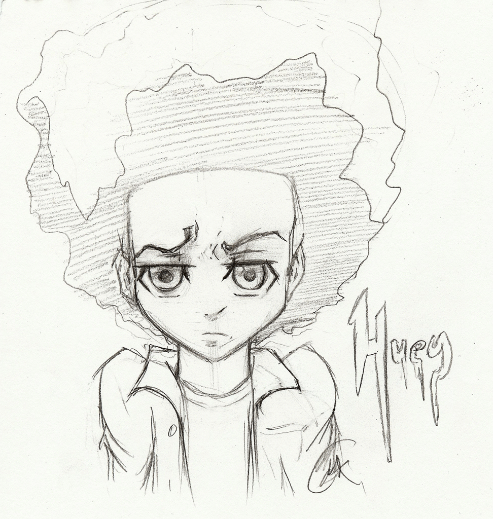 Boondocks Huey Drawings Pictures To Pin On Pinterest Sketch Coloring Page.