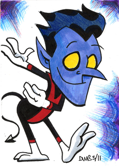 Nightcrawler Sketchcard