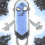 Dr. Manhattan Sketch Card