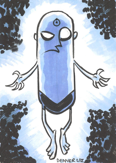 Dr. Manhattan Sketch Card