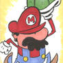 Mario Sketch Card