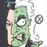 Two-Face Sketch Card