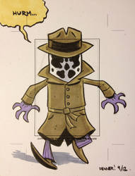 RORSCHACH sketchcard by thecheckeredman