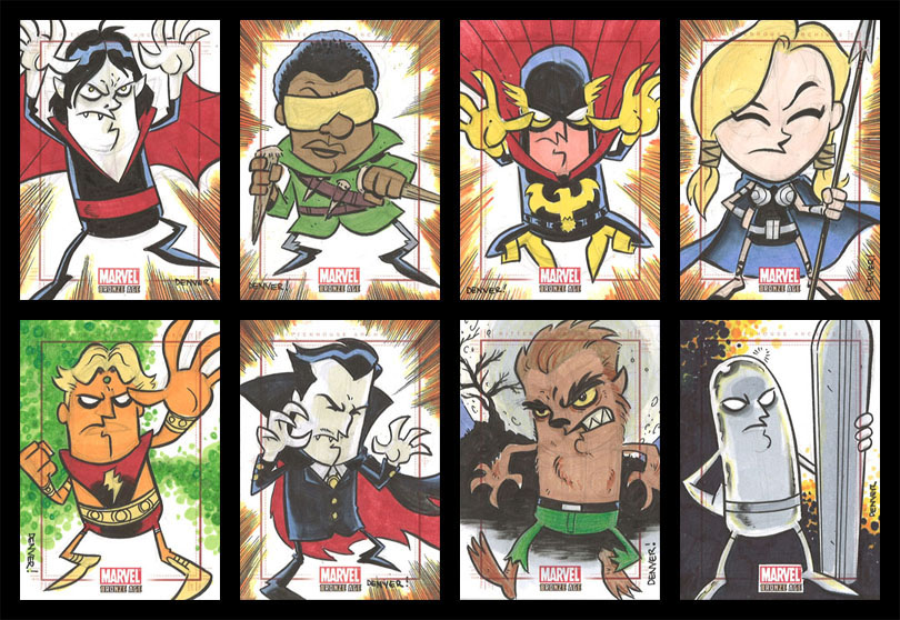 BRONZE AGE sketchcards 057-064