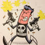 PUNISHER sketchcard 1