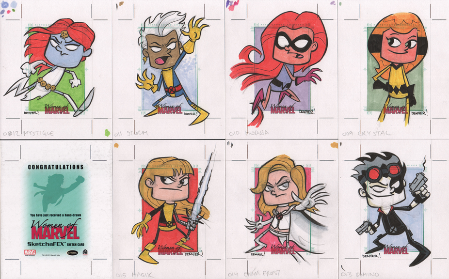 09-15 WOMEN OF MARVEL: SERIES 2 sketch cards