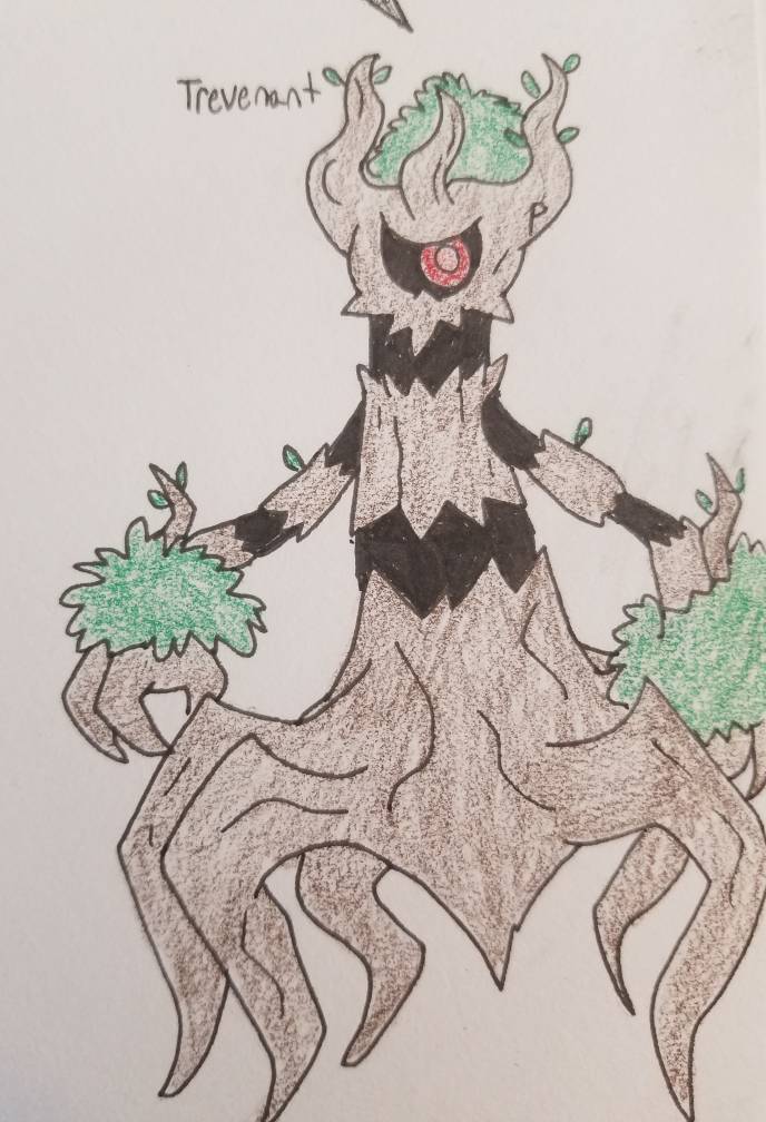 Treevent Pokemon : Trevenant by pandoraArti on DeviantArt