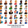 Free Large Boss Icon Set
