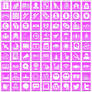 Free Pink Button Icons