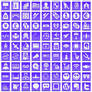 Free Violet Button Icons