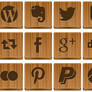 Free Wood Button Icons