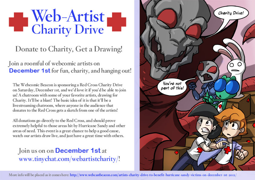 Webartist Charity Drive - Reality Announcement