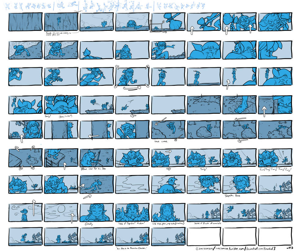 Link vs Boko - Storyboard by tran4of3 on DeviantArt