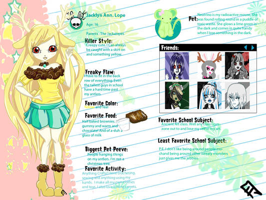 Monster High Jacklyn A. Lope