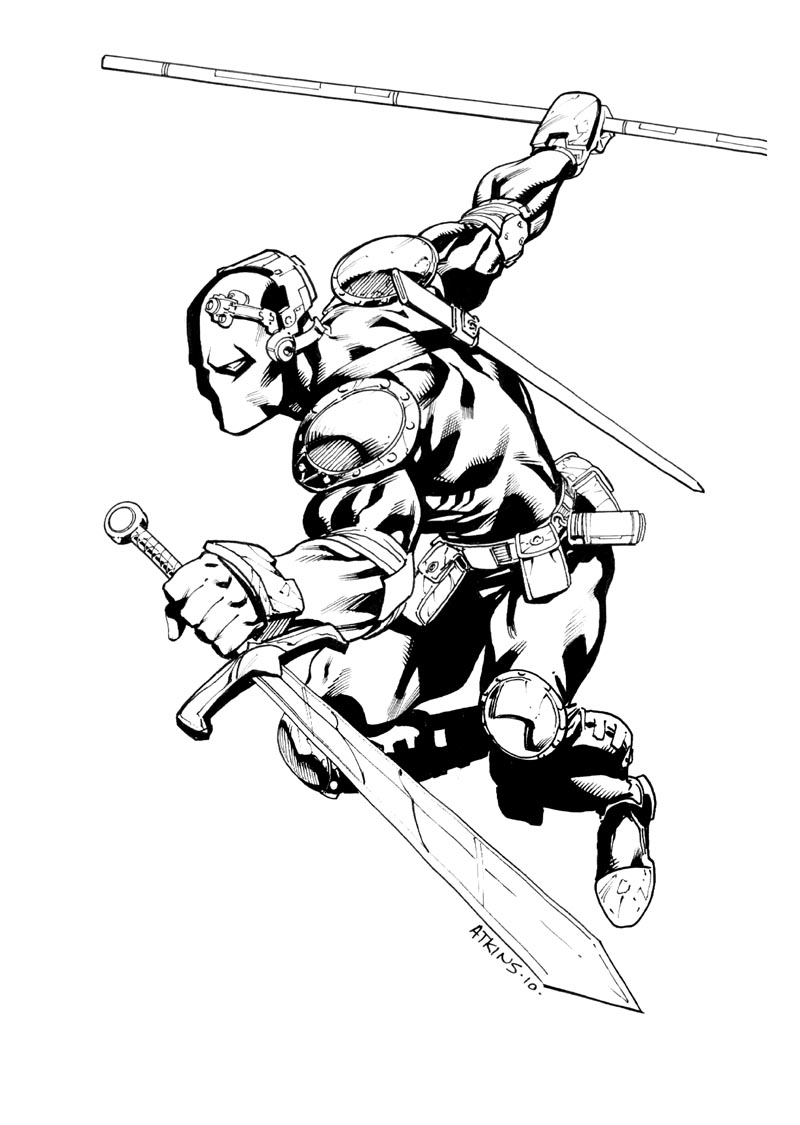 DeathStroke SDCC sketch