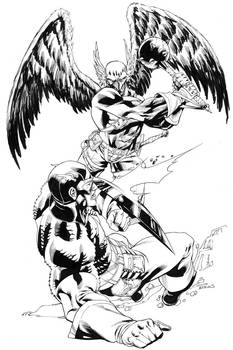 Captain America vs Hawkman