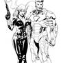 Iron Man and Black Widow NYCC
