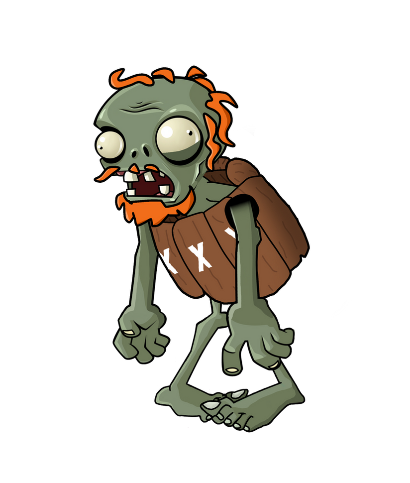 Barrel Exploding Zombie PvZ 1 Artstyle Barrel Zombie by rrrdrcj122 on DeviantArt