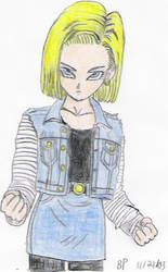 Android 18 - Colorized