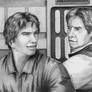 Jacen and Han Solo