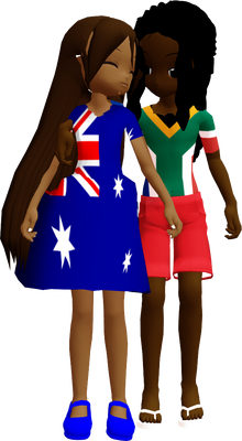 [MMD] World Wide Kids - Australia x South Africa