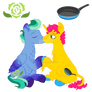 Gay and Pan Pride Ponies