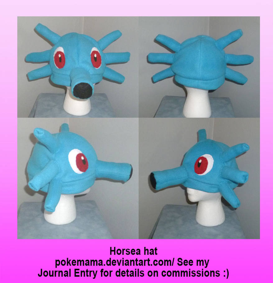 Horsea hat by PokeMama