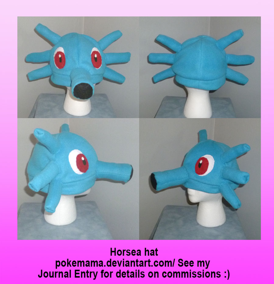 Horsea hat by PokeMama